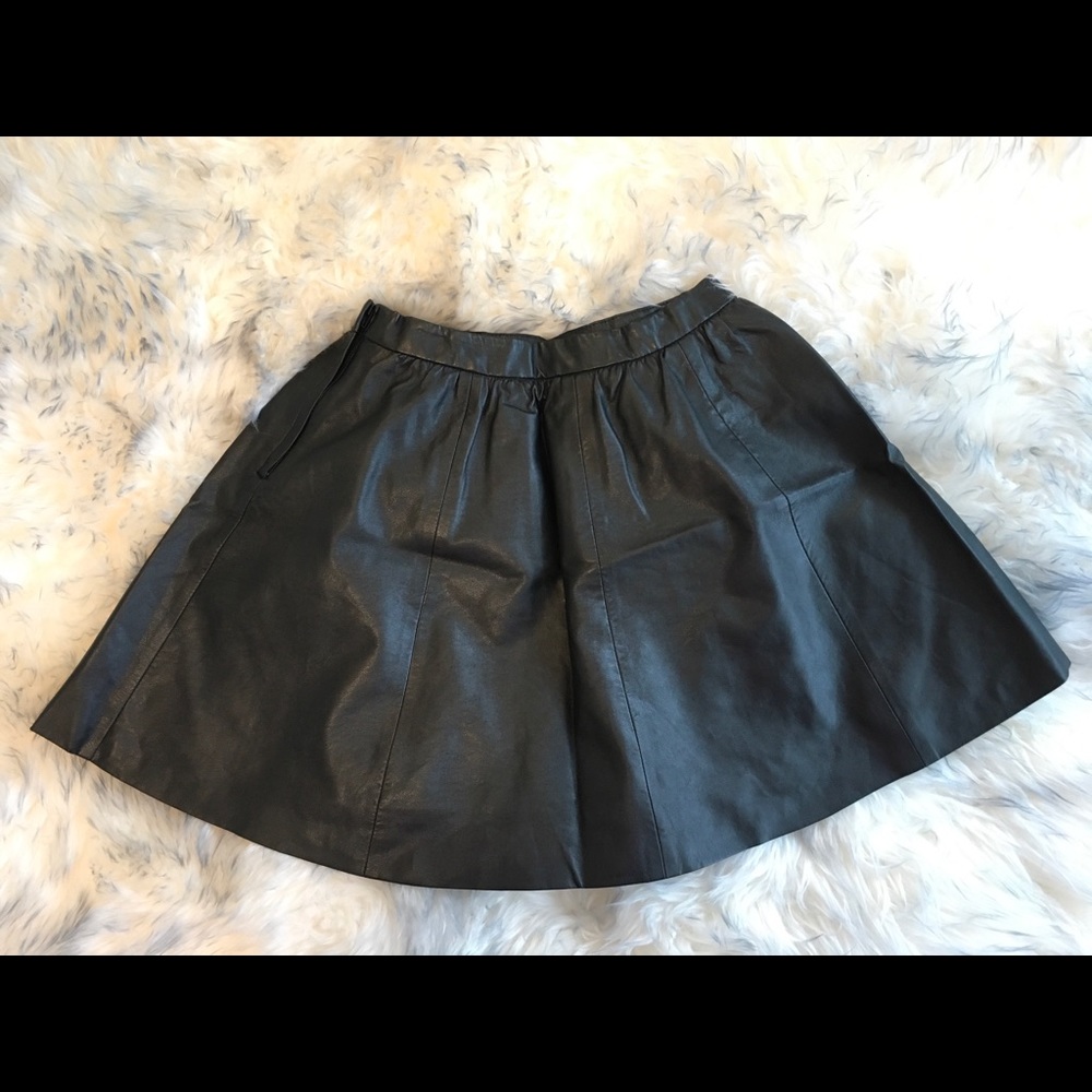 Sexy High Waisted Faux Leather Skirt